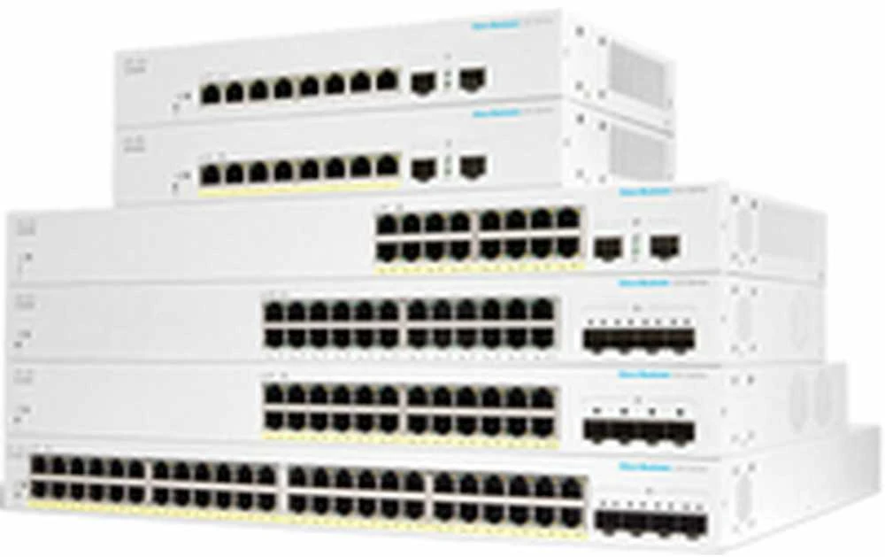 Šakotuvas Cisco CBS220 SMART 8-PORT GE FULL POE - EXT PS 2X1G SFP