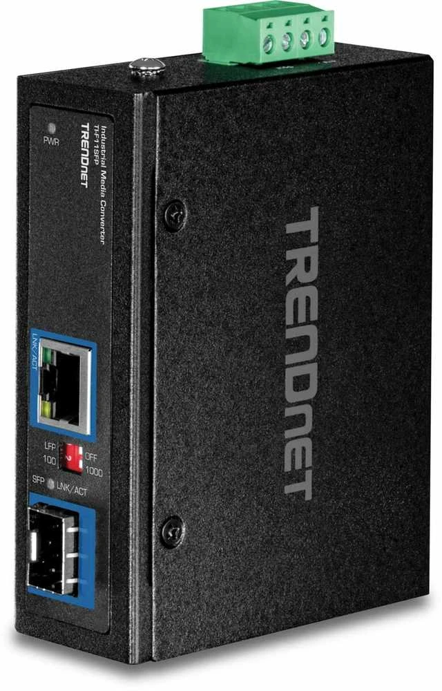Carruzzo Trendnet TI-F11SFP tinklo medijos keitiklis 1000 Mbit/ai Juoda