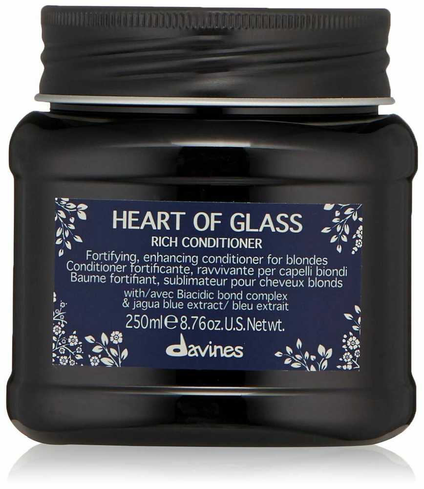 Davines Heart Of Glass Rich Conditioner šviesius plaukus maitinantis kondicionierius, 250 ml