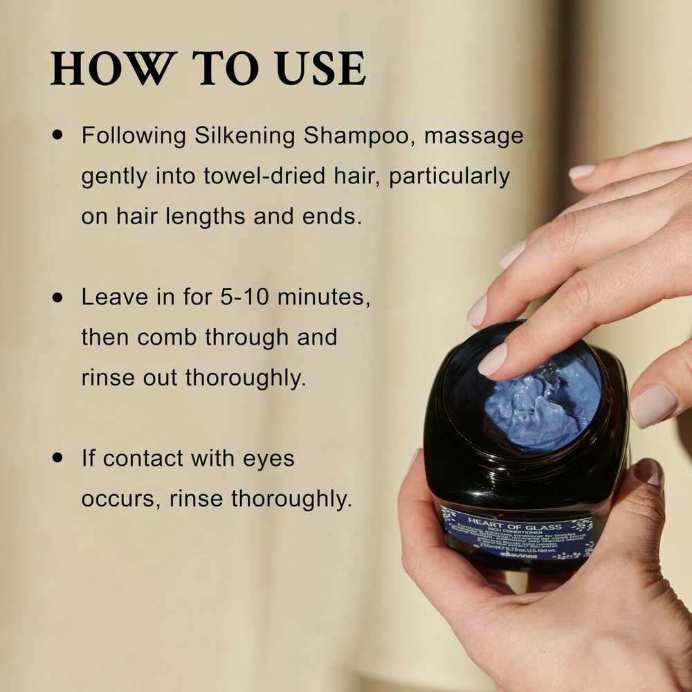 Davines Heart Of Glass Rich Conditioner šviesius plaukus maitinantis kondicionierius, 250 ml