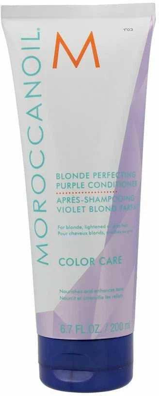 Moroccanoil Color Care Skirtas šviesiems plaukams Perfecting Violetinė Conditioner kondicionierius šviesiaplaukėms, 200 ml