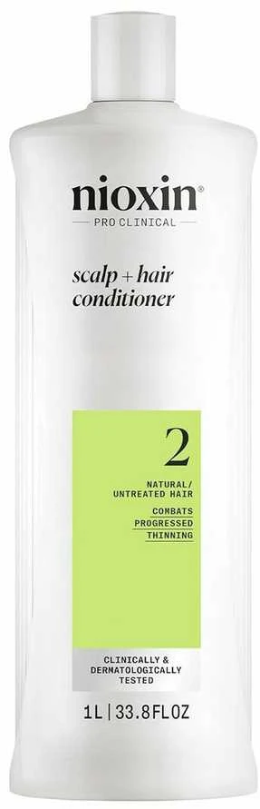 Nioxin Sistema 2 - Acondicionador - Cabello Natural Con Debilitamiento Avanzado, 1000 ml
