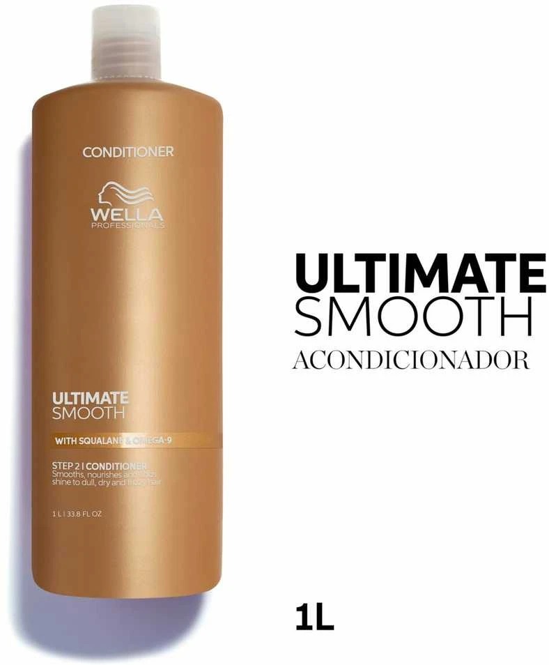 Wella Professionals Ultimate Smooth Conditioner Maitinantis kondicionierius su skvalanu ir omega-9, 1000 ml