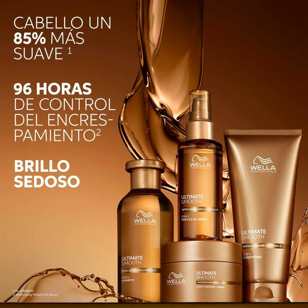 Wella Professionals Ultimate Smooth Conditioner Maitinantis kondicionierius su skvalanu ir omega-9, 200 ml
