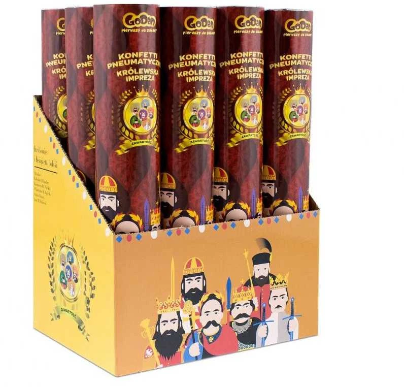 Konfeti paleidėjas „Party Royal Kings“, 30 cm