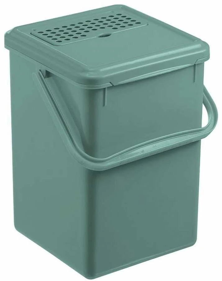Atliekų Konteineris - ROTHO Žalias 9L Perdirbtas Technopolimeras su Kvapo Filtru