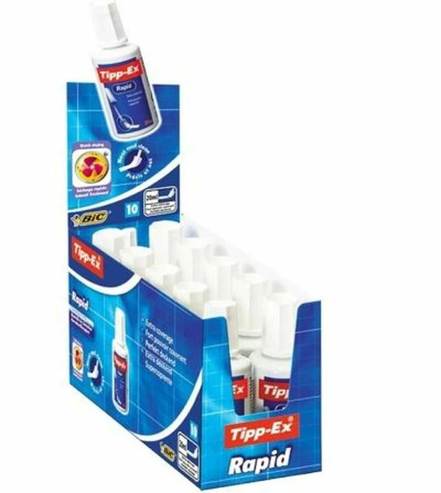 Bic Korektorius su teptuku RAPID 20 ml, pakuotėje 10 vnt 100302