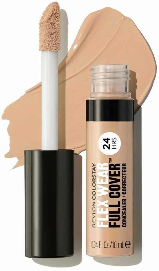 „Revlon Colorstay Flex Wear“ maskuoklis tamsiems ratams ir veidui 030 – šviesiai vidutinis, 10 ml