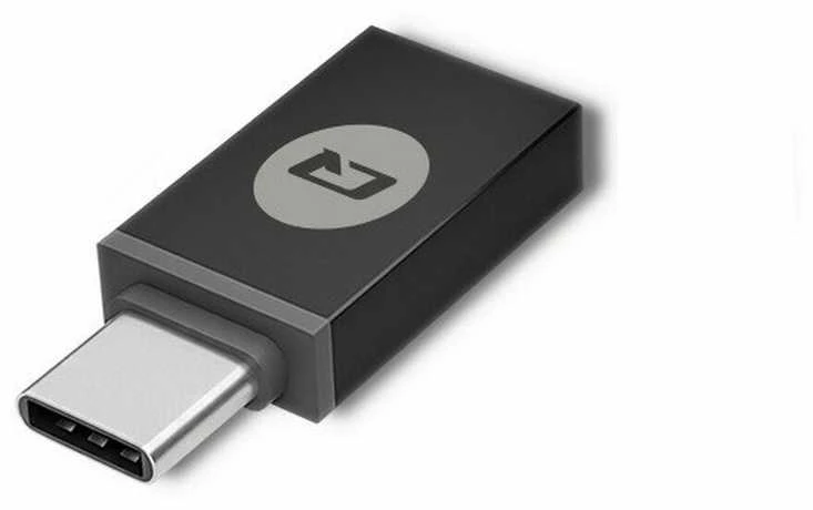 QOLTEC 50634 Išmanusis Smart ID lustinių kortelių skaitytuvas SCR0634 USB Type C