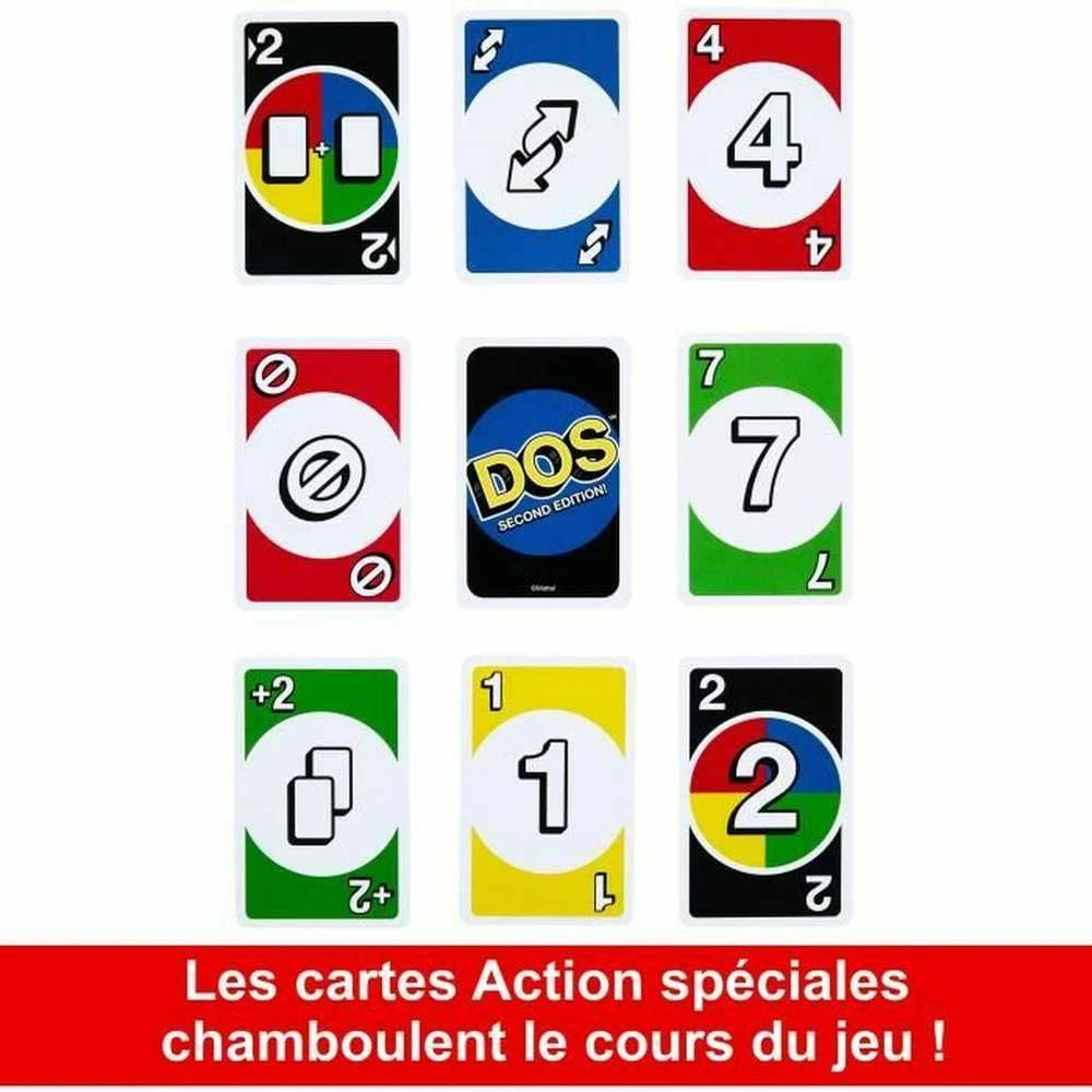 Mattel UNO kortos DOS (atnaujintos) (HNN01)