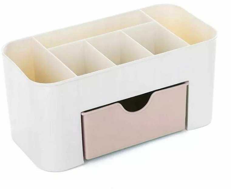 Kosmetikos ir papuošalų dėklas su stalčiumi 20x10x9,5 cm