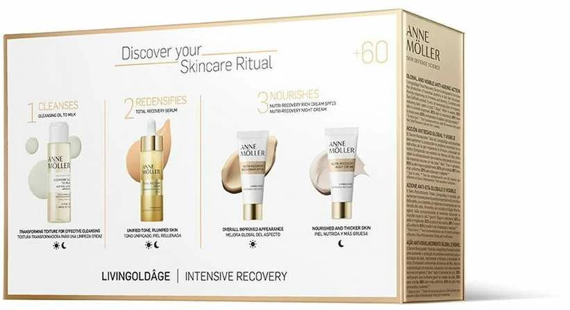Anne Möller rinkinys Anne Moller Living Goldage dienos ir nakties ritualas, 50 ml@