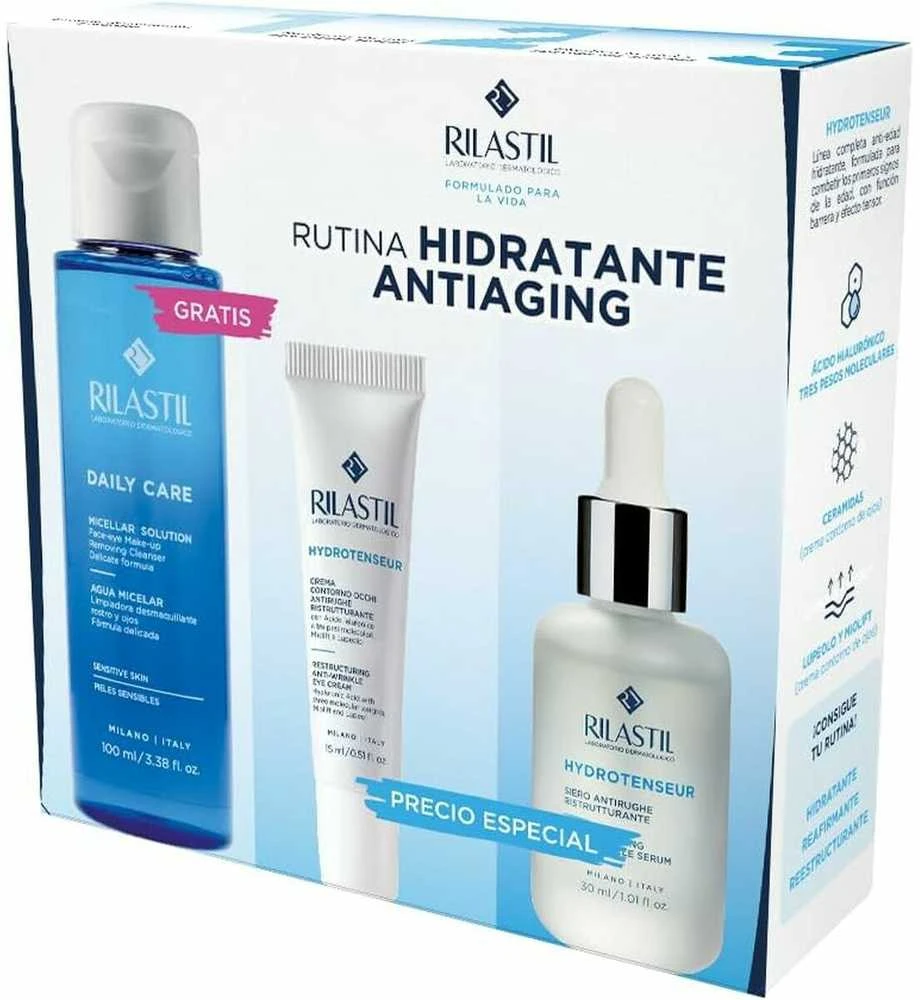 Rilastil HYDROTENSEUR RUTINA ANTIARRUGAS ESTUCHE 3 pz
