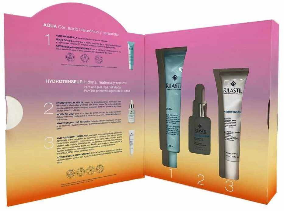 Rilastil AQUA MASK NIGHT ROUTINE CASE 3 pcs