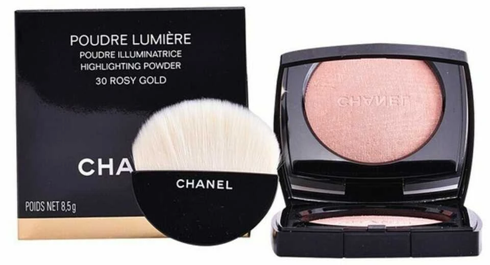„Chanel Poudre Lumiere“ šviesinamoji pudra #020 Šiltas auksas, 8,5 g