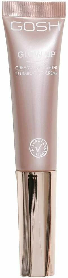 Gosh Švytintis skystas šviestuvas veidui „Glow Up Luminous“, 001, perlas, 14 ml
