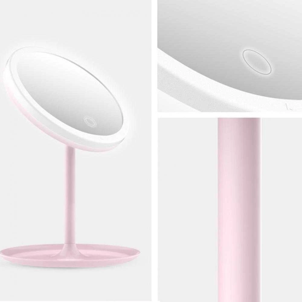 Kosmetinis veidrodis su LED apšvietimu, 18 cm