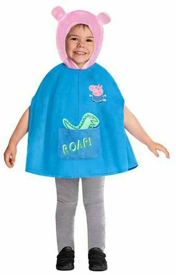 Peppa Pig Riethmuller Europe George'o Cape'o vaikiškas kostiumas 4-6 metų amžiaus
