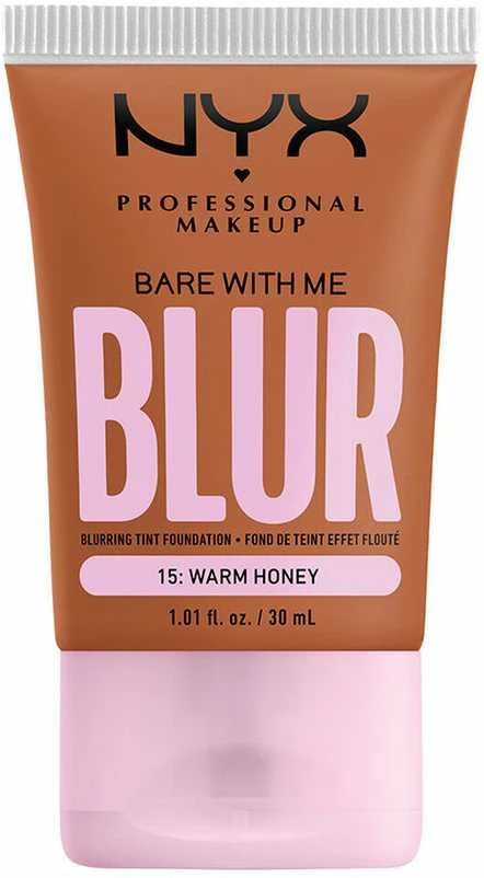 makiažo pagrindas "Nyx Bare With Me Blur 15-Warm Honey" 30ml