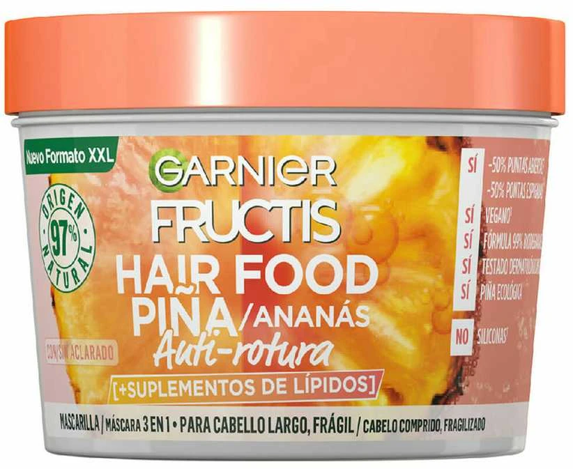 "Garnier Fructis Hair Food" ananasų kaukė nuo plaukų lūžinėjimo 350ml