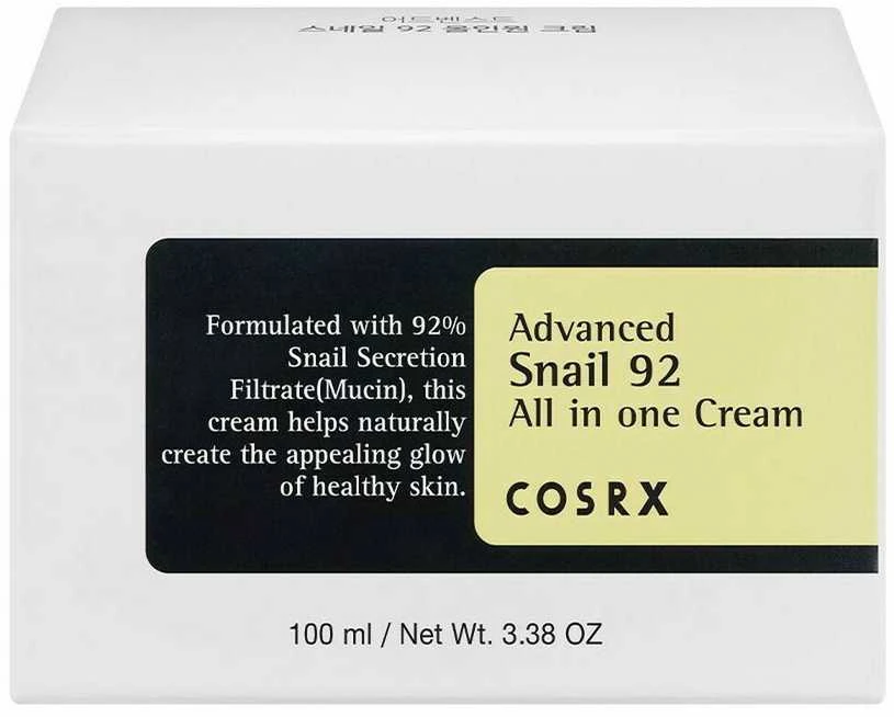 Cosrx Advanced Snail 92 All In One Veido kremas su sraigių mucinu, 100 g