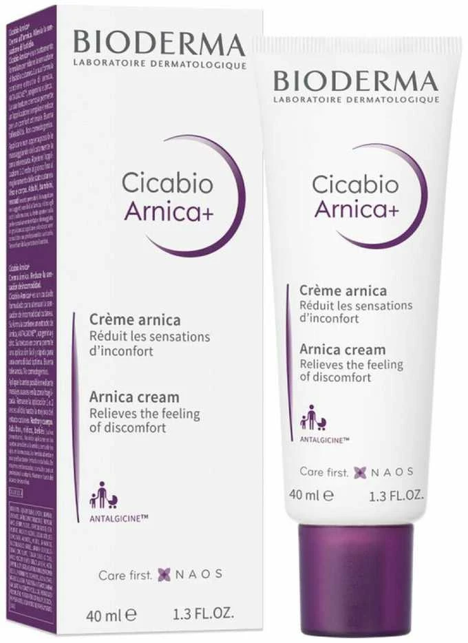 BIODERMA priemonė padedanti mažinti mėlynes, sumušimus, patinimus CICABIO ARNICA+, 40 ml