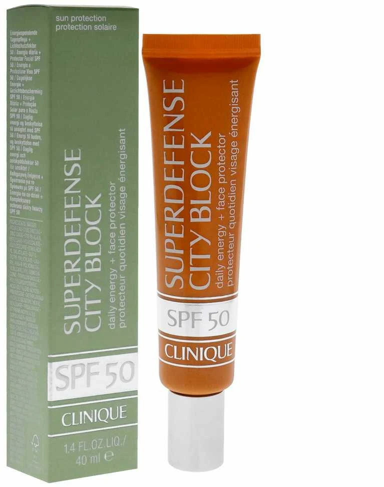 „Clinique Superdefense City Block“ SPF50 kremas nuo saulės, 40 ml