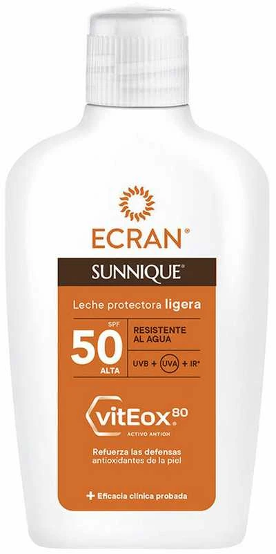 Ecran Sunnique Leche Protectora Spf50, 200 ml