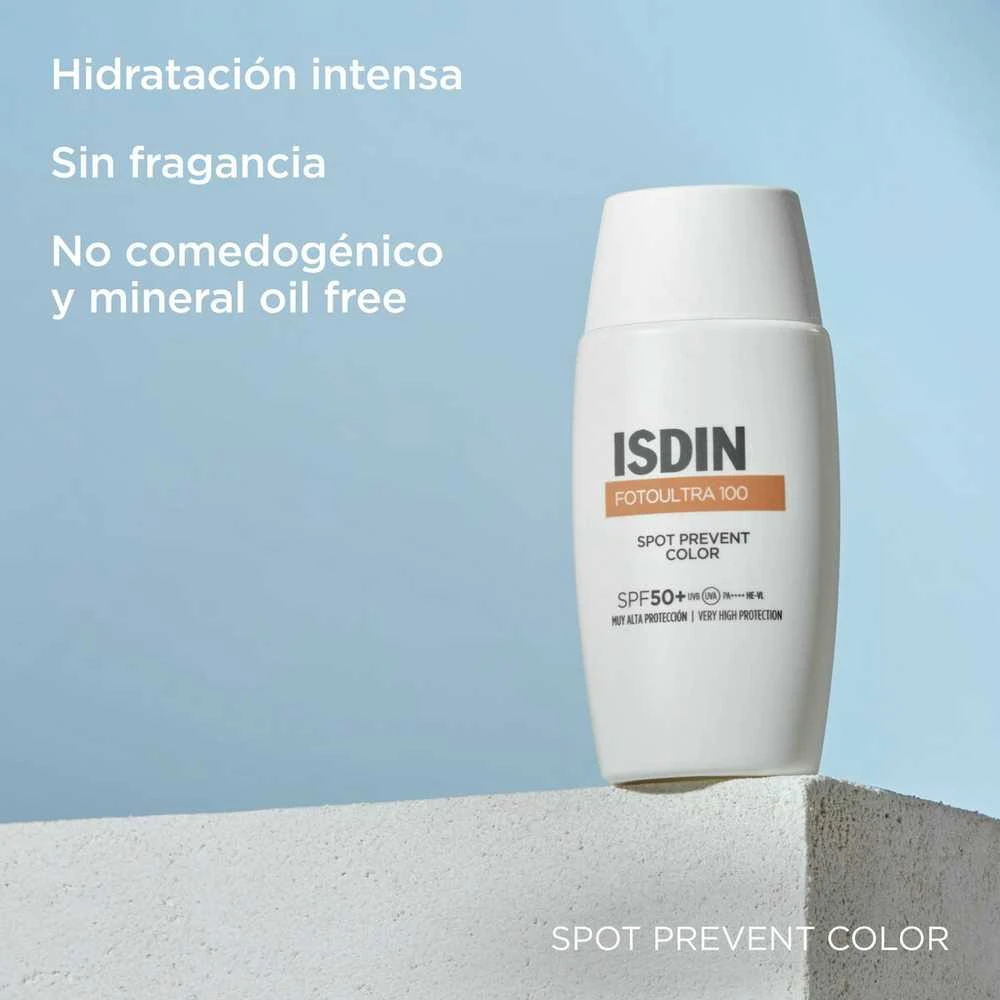 Isdin sdin Fotoultra 100 Spot Prevent Color Spf50+, 50 ml