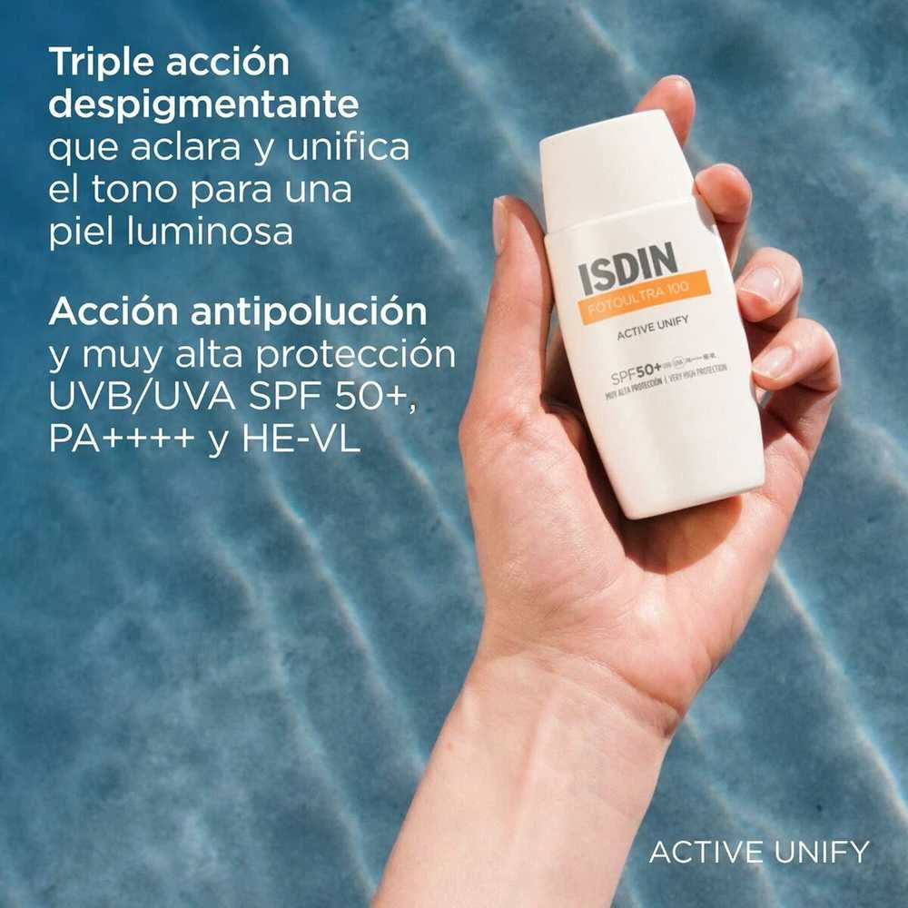 Isdin PHOTO ULTRA 100 ACTIVE UNIFY fusion fluid SPF50+ 50 ml