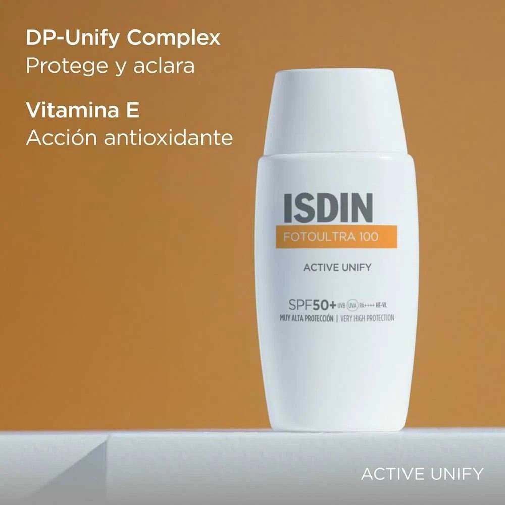 Isdin PHOTO ULTRA 100 ACTIVE UNIFY fusion fluid SPF50+ 50 ml