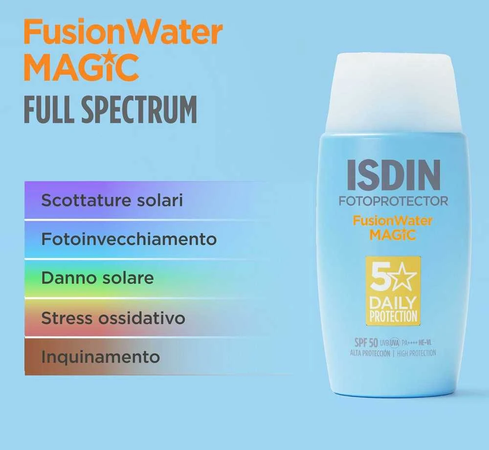 Isdin Fotoprotector Fusion Vanduo Magic, 50 ml