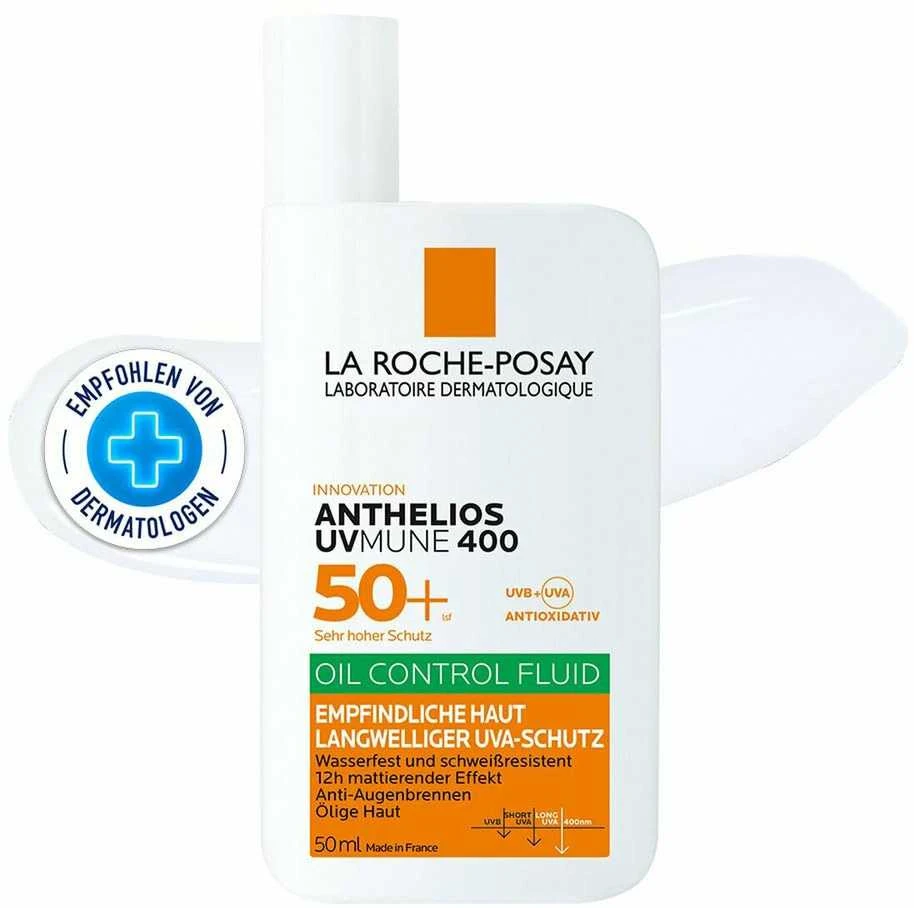 La Roche-Posay Anthelios UVMune 400 Apsauga nuo saulės Lotion For Face SPF 50+ apsauginis fluidas nuo saulės veidui, 50 ml