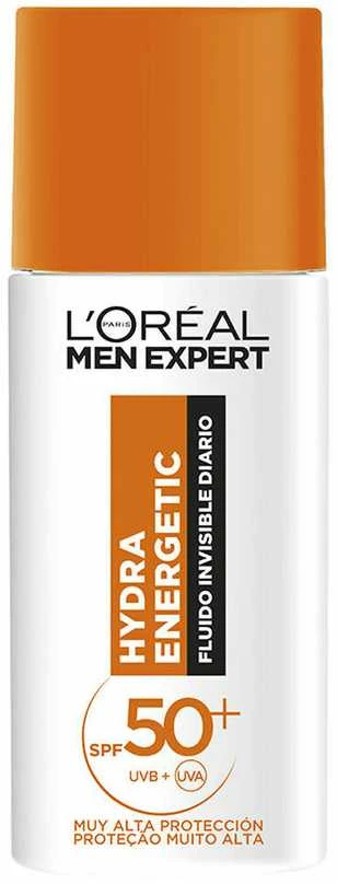 L'Oreal MEN EXPERT hydra energetic fluido invisible diario SPF50+ 50 ml
