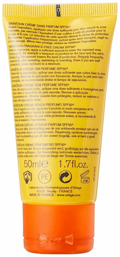 "Uriage Bariésun" SPF50+ bekvapis kremas 50ml