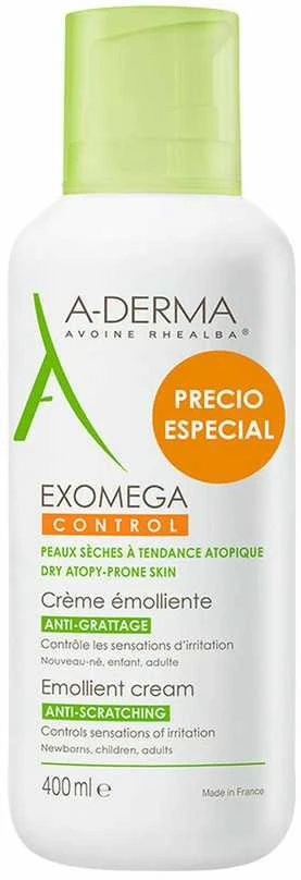 A Derma EXOMEGA CONTROL emollient cream 400 ml