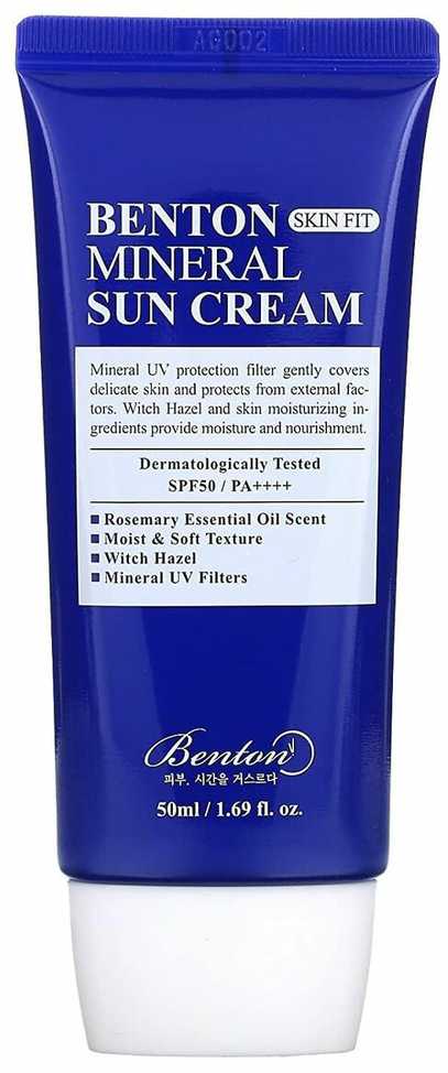 Benton SKIN FIT mineral sun cream SPF50+ 50 ml