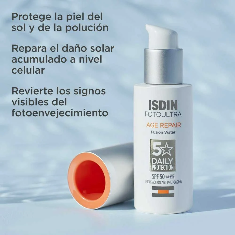 Isdin Fotoprotector Fusion Vanduo Magic Repair Spf50+, 50 ml