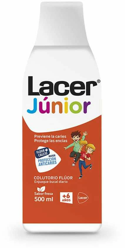 Lacer Fluoride Daily Mouthwash Strawberry 500ml