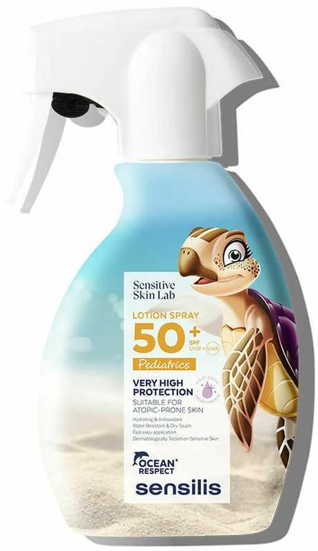 Sensilis Pediatric Purškiklis Lotion Spf50+, 200 ml