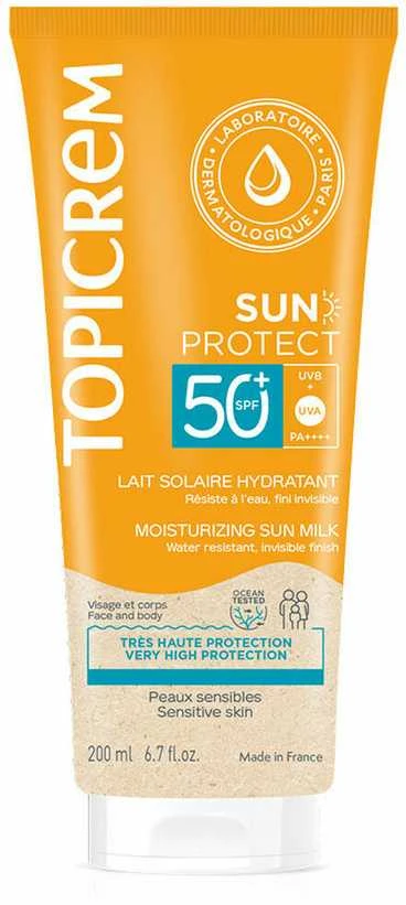 Topicrem SUN PROTECT moisturizing sun milk SPF50+ 200 ml
