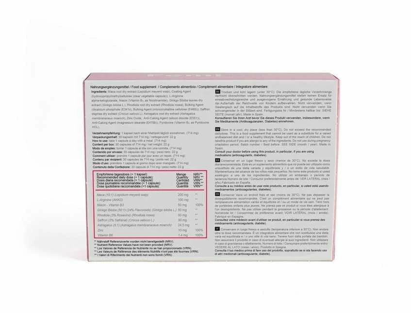 500Cosmetics 500 COSMETICS - FEMINIL+ FEMALE SEXUAL LIBIDO ENHANCEMENT - 30 CAPSULES