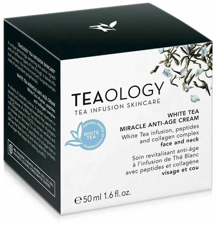 "Teaology" baltosios arbatos stebuklingas kremas nuo senėjimo 50ml