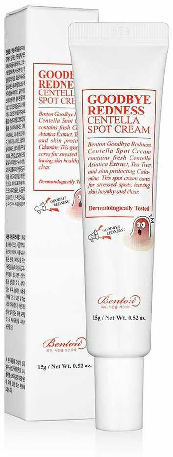 Benton GOODBYE REDNESS CENTELLA kremas nuo raudonumo dėmių 15 g