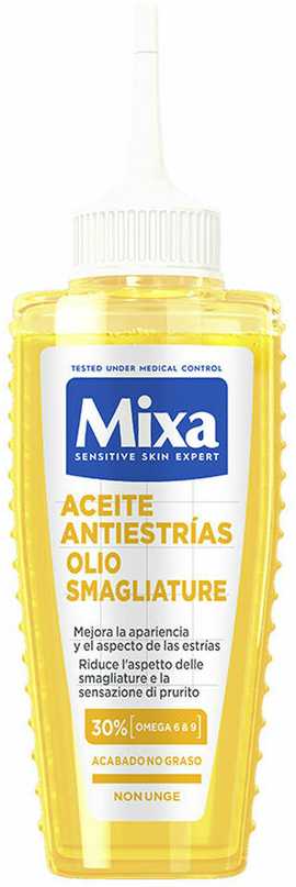 MIXA ANTI STRETCH MARKS neriebus apdailos aliejus nuo strijų 100 ml