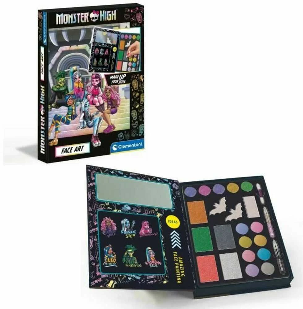 Clementoni Rinkinys veido piešimui Veido piešinys Monster High 18788 p6