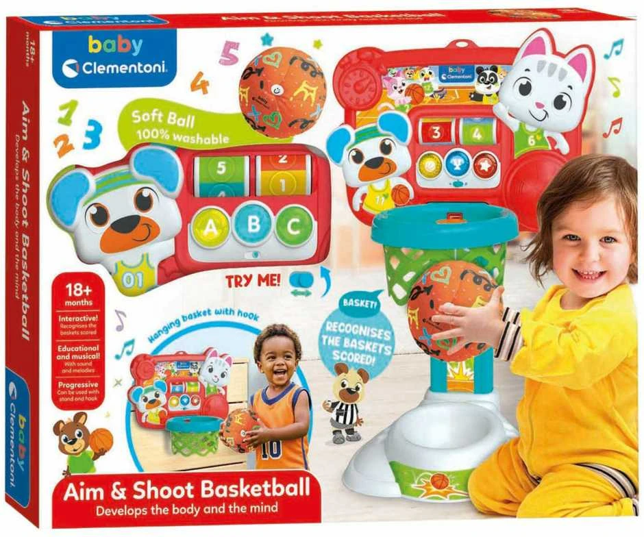 Edukacinis žaislas Clementoni Aim&Shoot Basketball