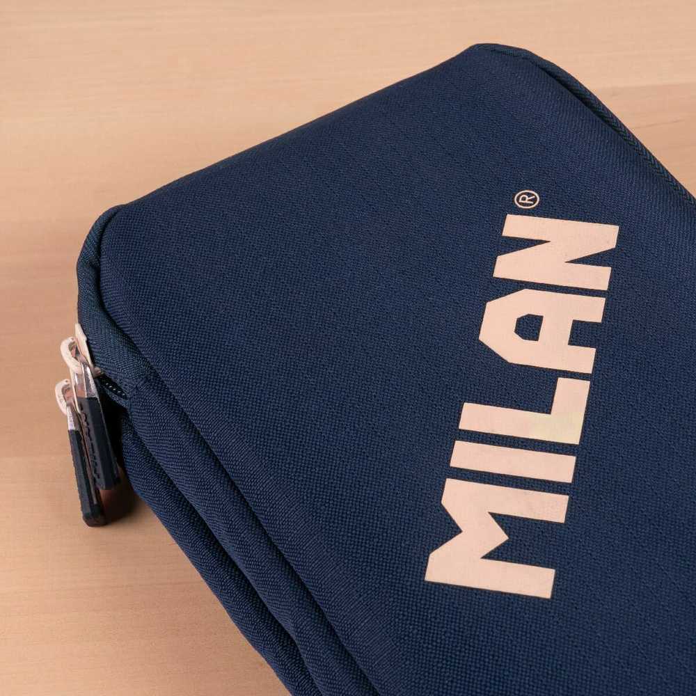 Dvipusis penalas su įrankiais 430 1918 tamsiai mėlyna MILAN