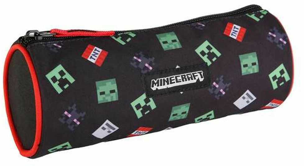 CurePink Krepšys Minecraft TNT 8 x 22 x 8 cm Apskritas