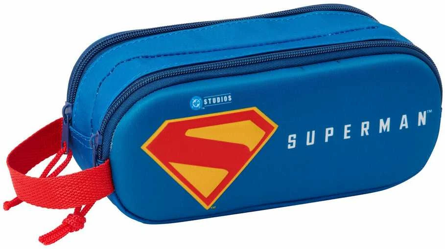 Safta DC Comics Superman 3D double pencil case